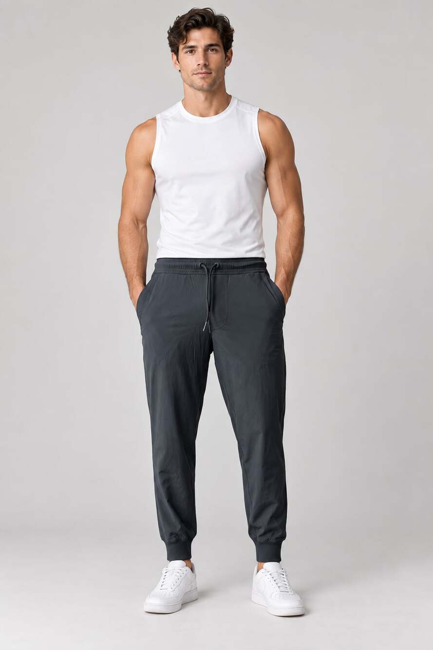 alo Men's Coastline Jogger Charcoal Grey Size L